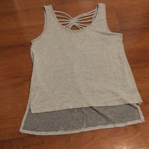 Charlotte russe grey tank top